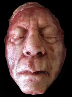 SpellBound FX And Art "Skinned Old Man Face - Silicone" Human Body Part Halloween Prop