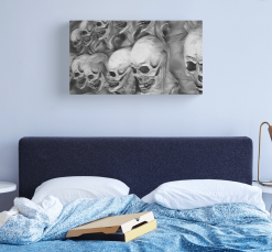The Horror Dome Skull Canvas Print 7 The Horror Dome Skull Canvas Print -Cheap Horror Attire Store skull canvas print 29934374223920