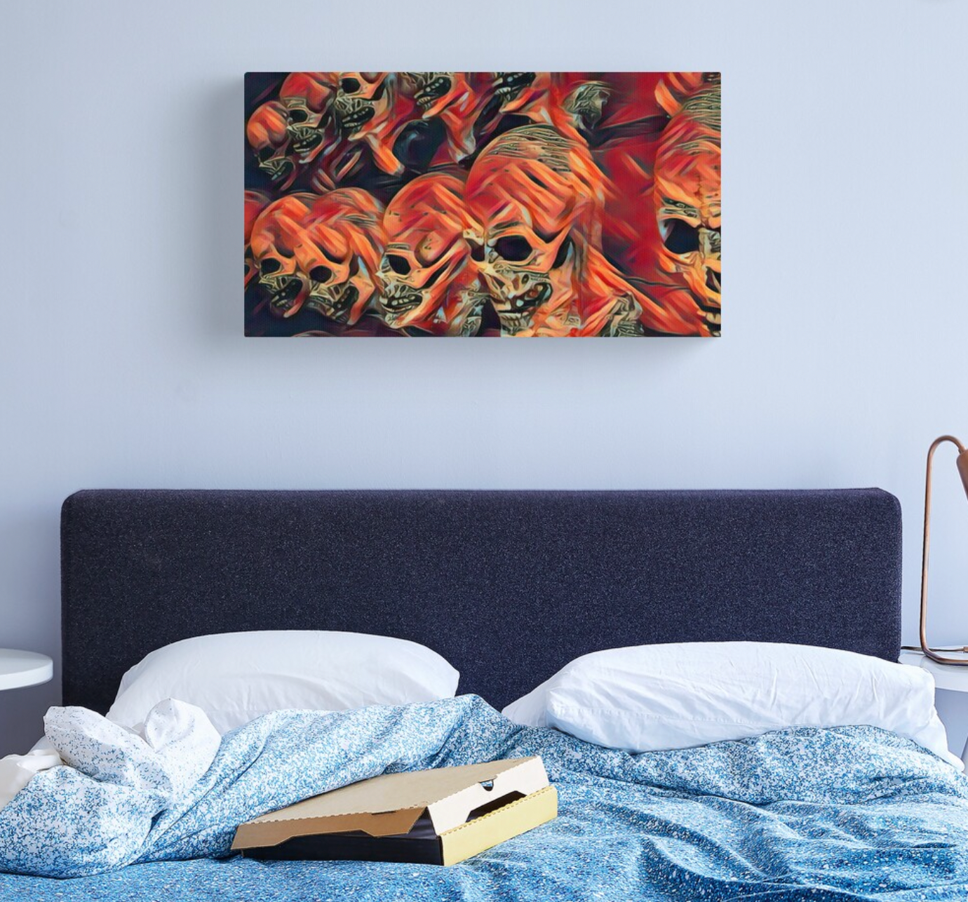 The Horror Dome Skull Canvas Print 4 The Horror Dome Skull Canvas Print - Image 2