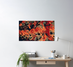 The Horror Dome Skull Poster -Cheap Horror Attire Store skull poster 29931462164528