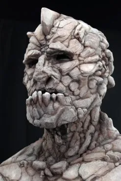 CFX "Slate The Golem" Silicone Mask -Cheap Horror Attire Store slate the golem silicone halloween mask 8721193537