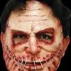 Morris "Stitched Serial Killer" Mask -Cheap Horror Attire Store stitched serial killer gory halloween mask 14159764422704