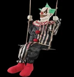 Morris "Swinging Chuckles Clown" Electric Animated Halloween Prop
