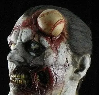 The Horror Dome "The Baseball Zombie" HD Studios Pro Mask 4 The Horror Dome "The Baseball Zombie" HD Studios Pro Mask - Image 2