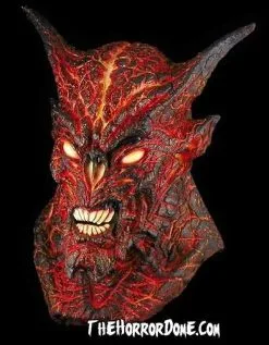 The Horror Dome "The Lava Demon" HD Studios Pro Mask -Cheap Horror Attire Store the lava demon hd studios pro halloween mask 28753038934064