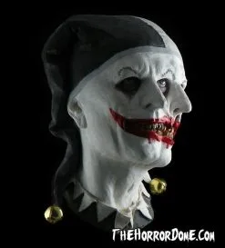 The Horror Dome "Two Faced Jester" HD Studios Pro Mask -Cheap Horror Attire Store two faced jester hd studios pro halloween mask 28814690910256