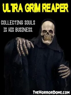 The Horror Dome "Ultra Grim Reaper" HD Comfort Costume -Cheap Horror Attire Store ultra grim reaper hd studios comfort fit halloween costume 14335795396656