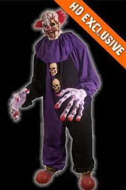 The Horror Dome "Wares The Clown" HD Studios Costume -Cheap Horror Attire Store wares the clown hd studios night terror halloween costume 8179923073