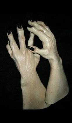 The Horror Dome "Werewolf Monster Hands" Deluxe Latex Halloween Costume Gloves