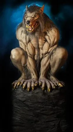 Distortions Wicked Wolf Professional Halloween Display