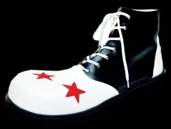 Morris "Wingtip - Black/White" Clown Shoes